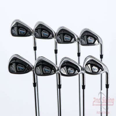 Callaway Rogue X Iron Set 4-PW AW FST KBS MAX 90 Steel Stiff Right Handed 38.75in