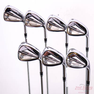 Mint Wilson Staff Dynapwr Forged Iron Set 5-PW GW FST KBS Tour Lite Steel Stiff Right Handed 38.0in