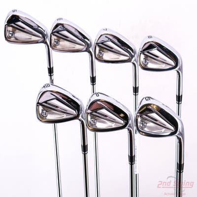 Mint Wilson Staff Dynapwr Forged Iron Set 5-PW GW FST KBS Tour Lite Steel Stiff Right Handed 38.0in