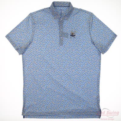 New W/ Logo Mens Johnnie-O Polo X-Large XL Multi MSRP $90