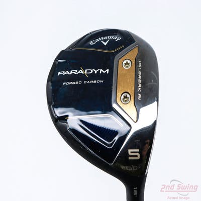 Callaway Paradym Fairway Wood 5 Wood 5W 18° PX HZRDUS Silver Gen4 70 Graphite Stiff Right Handed 42.75in