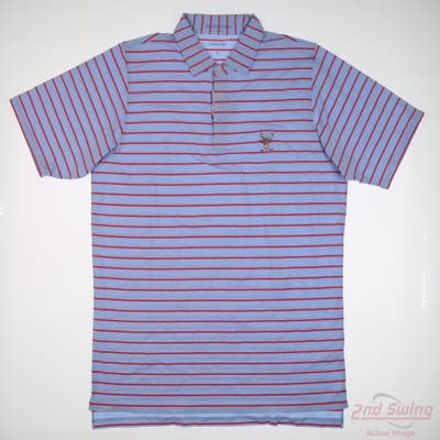 New W/ Logo Mens B. Draddy Polo Large L Multi MSRP $90