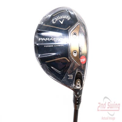 Mint Callaway Paradym Fairway Wood 3 Wood 3W 15° Project X HZRDUS Black 4G 70 Graphite Stiff Right Handed 43.25in