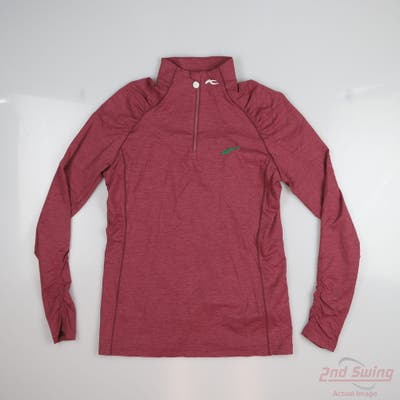 New W/ Logo Womens KJUS Long Sleeve Small S Red MSRP $215