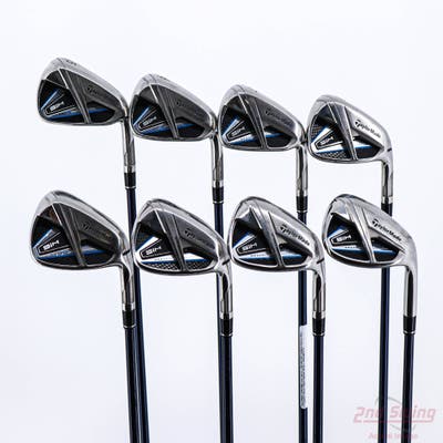 TaylorMade SIM MAX Iron Set 5-PW AW SW Fujikura Ventus Blue 5 Graphite Senior Right Handed 38.5in