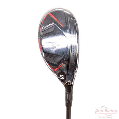 Mint TaylorMade Stealth 2 Rescue Hybrid 4 Hybrid 22° Fujikura Ventus TR Red HB 7 Graphite Stiff Right Handed 40.25in