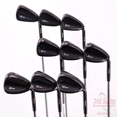 Ping G710 Iron Set 4-PW GW SW AWT 2.0 Steel Regular Right Handed Black Dot 38.5in