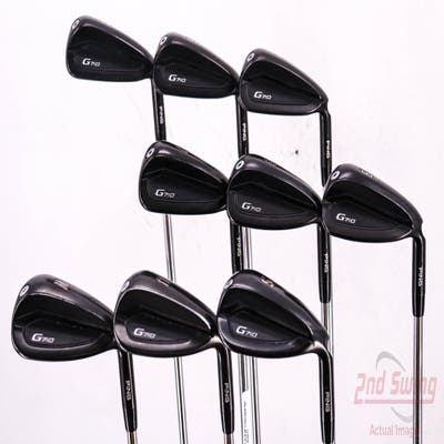 Ping G710 Iron Set 4-PW GW SW AWT 2.0 Steel Regular Right Handed Black Dot 38.5in