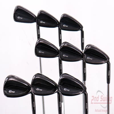 Ping G710 Iron Set 4-PW GW SW AWT 2.0 Steel Regular Right Handed Black Dot 38.5in