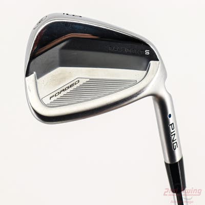 Ping Blueprint S Single Iron 9 Iron Dynamic Gold Mid TI Steel X-Stiff Right Handed Blue Dot 37.25in