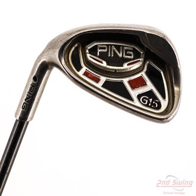 Ping G15 Single Iron 8 Iron Grafalloy ProCustom Graphite Regular Left Handed Black Dot 36.5in