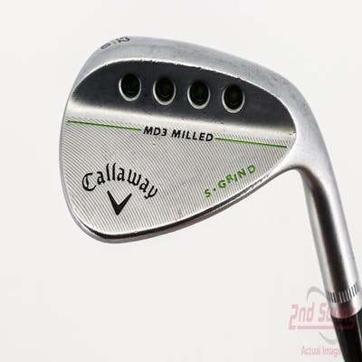 Callaway MD3 Milled Chrome S-Grind Wedge Gap GW 52° 10 Deg Bounce S Grind True Temper Dynamic Gold Steel Wedge Flex Right Handed 36.25in