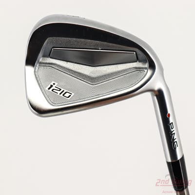 Ping i210 Single Iron 6 Iron Aerotech SteelFiber i95cw Graphite Regular Right Handed Red dot 37.75in