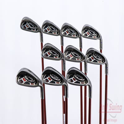 Ping G15 Iron Set 3-PW GW SW Ping TFC 149I Graphite Regular Right Handed Purple dot 38.25in