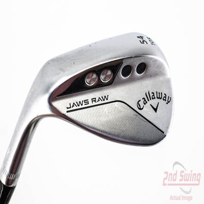 Callaway Jaws Raw Chrome Wedge Sand SW 54° 10 Deg Bounce S Grind Dynamic Gold Spinner TI 115 Graphite Wedge Flex Left Handed 35.25in