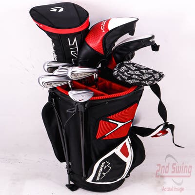 Complete Set of Men's Ping TaylorMade MacGregor Nike Ping Golf Clubs + Sun Mountain Stand Bag - Right Hand Stiff Flex Steel Shafts