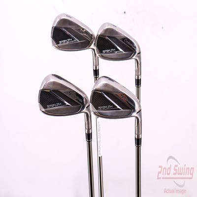 TaylorMade Stealth Iron Set 8-PW GW UST Mamiya Recoil ESX 460 F2 Graphite Senior Right Handed 36.5in