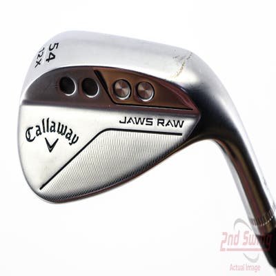 Callaway Jaws Raw Chrome Wedge Sand SW 54° 12 Deg Bounce X Grind Dynamic Gold Spinner TI 115 Steel Wedge Flex Right Handed 35.25in