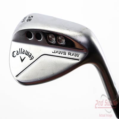 Callaway Jaws Raw Chrome Wedge Lob LW 58° 10 Deg Bounce S Grind Dynamic Gold Spinner TI 115 Steel Wedge Flex Right Handed 35.0in