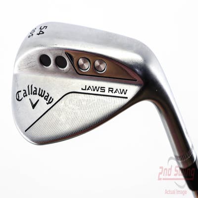 Callaway Jaws Raw Chrome Wedge Sand SW 54° 10 Deg Bounce S Grind Dynamic Gold Spinner TI 115 Steel Wedge Flex Right Handed 35.25in