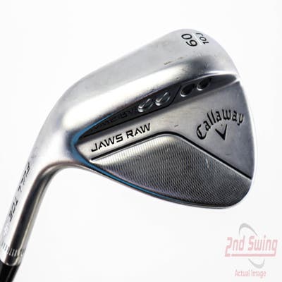 Callaway Jaws Raw Full Toe Chrome Wedge Lob LW 60° 10 Deg Bounce J Grind Dynamic Gold Spinner TI 115 Steel Wedge Flex Left Handed 35.0in