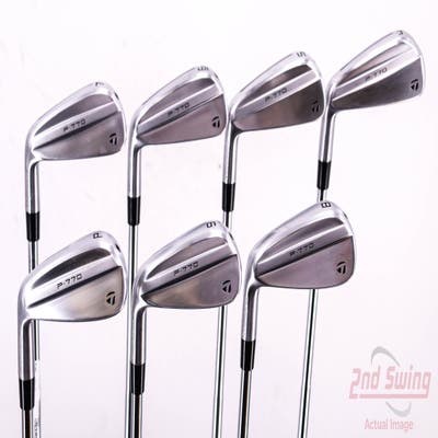 TaylorMade 2024 P770 Iron Set 4-PW Dynamic Gold Mid 115 Steel Stiff Left Handed 38.25in