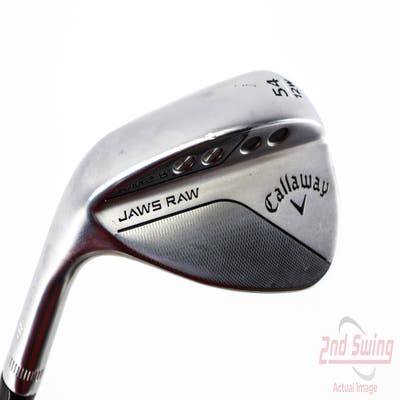 Callaway Jaws Raw Chrome Wedge Sand SW 54° 12 Deg Bounce W Grind Dynamic Gold Spinner TI 115 Steel Wedge Flex Left Handed 35.25in