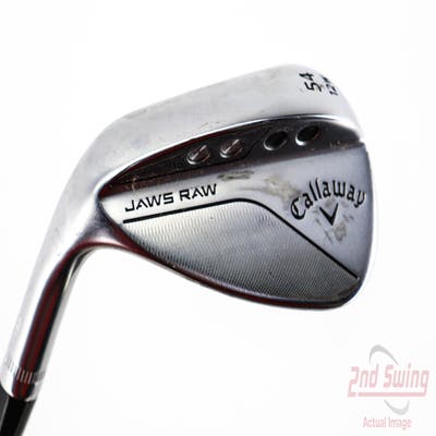 Callaway Jaws Raw Chrome Wedge Sand SW 54° 12 Deg Bounce W Grind Dynamic Gold Spinner TI 115 Steel Wedge Flex Left Handed 35.25in