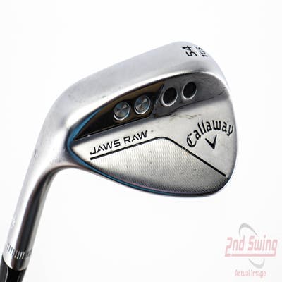 Callaway Jaws Raw Chrome Wedge Sand SW 54° 10 Deg Bounce S Grind Dynamic Gold Spinner TI 115 Graphite Wedge Flex Left Handed 35.25in