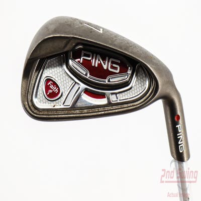 Ping Faith Single Iron 7 Iron Ping ULT 200 Ladies Graphite Ladies Right Handed Red dot 36.25in