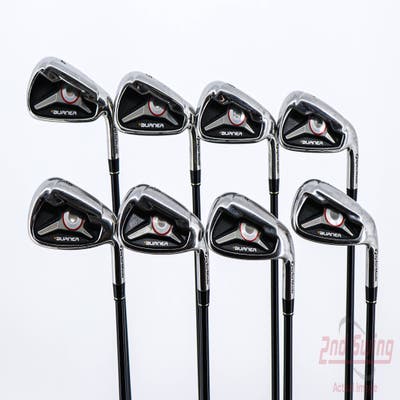 TaylorMade 2009 Burner Iron Set 4-PW AW TM Reax Superfast 65 Graphite Regular Right Handed 38.75in