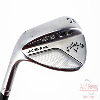 Callaway Jaws Raw Chrome Wedge Lob LW 60° 12 Deg Bounce W Grind Dynamic Gold Spinner TI 115 Steel Wedge Flex Left Handed 35.0in