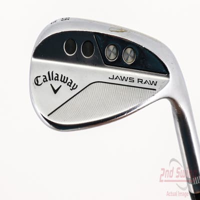 Callaway Jaws Raw Chrome Wedge Sand SW 56° 10 Deg Bounce S Grind Dynamic Gold Spinner TI Steel Wedge Flex Right Handed 35.25in