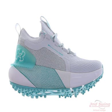 New Womens Golf Shoe Under Armour Phantom 7 Grey/White/Aqua MSRP $140 3027090-101