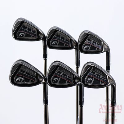 Callaway Big Bertha OS Iron Set 6-PW AW UST Mamiya Recoil ES 460 Graphite Senior Right Handed 37.0in