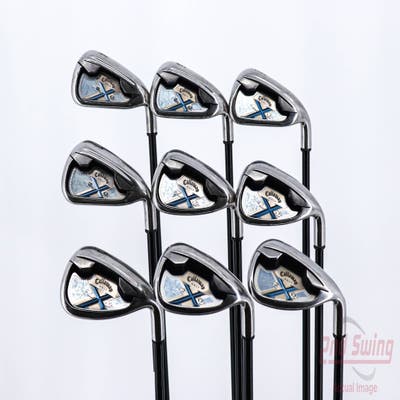 Callaway X-20 Iron Set 4-PW AW SW Callaway Stock Graphite Graphite Ladies Right Handed 37.5in