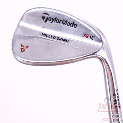 TaylorMade Milled Grind Satin Chrome Wedge Sand SW 56° 12 Deg Bounce Nippon 950GH Steel Regular Right Handed 35.75in