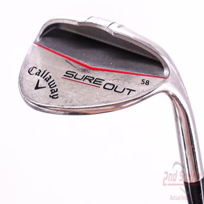 Callaway Sure Out Wedge Lob LW 58° FST KBS Tour 90 Steel Wedge Flex Right Handed 35.0in