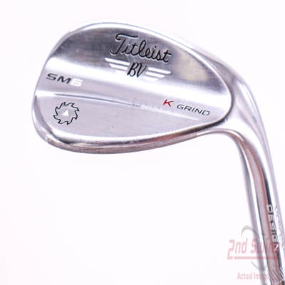 Titleist Vokey SM6 Tour Chrome Wedge Lob LW 58° 12 Deg Bounce K Grind SM6 BV Steel Wedge Flex Right Handed 35.5in