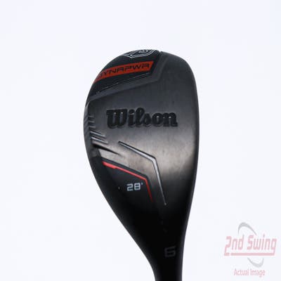 Mint Wilson Staff Dynapwr Hybrid 6 Hybrid 28° PX HZRDUS Smoke Red RDX 70 Graphite Senior Right Handed 39.25in