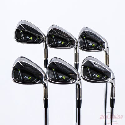 TaylorMade 2019 M2 Iron Set 6-PW AW Stock Steel Shaft Steel Regular Right Handed 37.75in