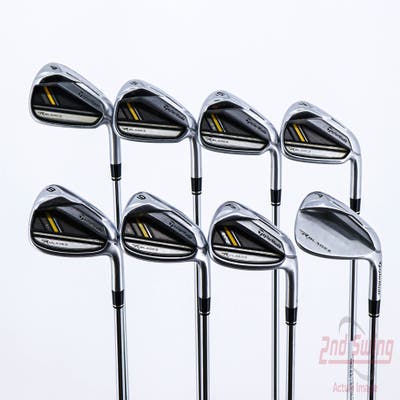 TaylorMade Rocketbladez Iron Set 4-PW AW TM Matrix RocketFuel 85 Steel Stiff Right Handed 39.0in