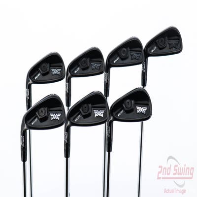 PXG 0317 CB Xtreme Dark Iron Set 5-PW GW True Temper Elevate MPH 95 Steel Stiff Left Handed 38.5in