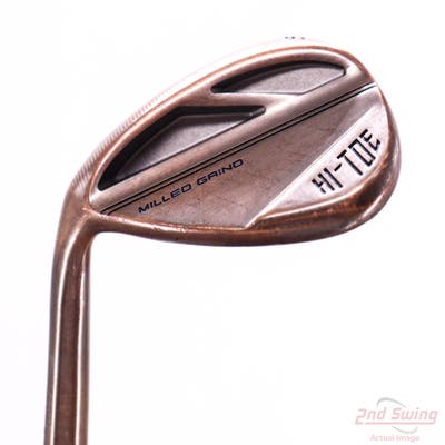 TaylorMade Milled Grind HI-TOE 3 Copper Wedge Lob LW 58° 10 Deg Bounce FST KBS Hi-Rev 2.0 115 Steel Wedge Flex Left Handed 35.5in