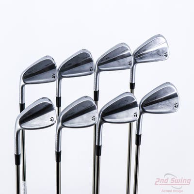 TaylorMade 2023 P790 Iron Set 4-PW AW UST Mamiya Recoil 780 ES Graphite Regular Left Handed 38.5in