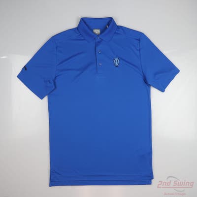 New W/ Logo Mens Callaway Polo Small S Blue MSRP $70