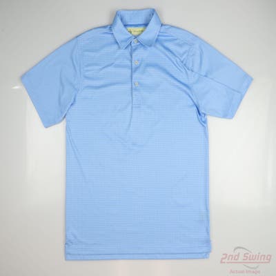 New Mens DONALD ROSS Polo Small S Blue MSRP $80