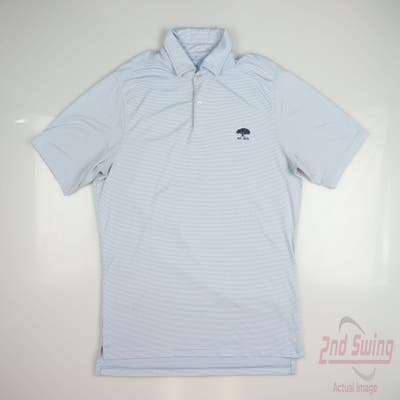 New W/ Logo Mens Fairway & Greene Polo Small S Blue MSRP $80