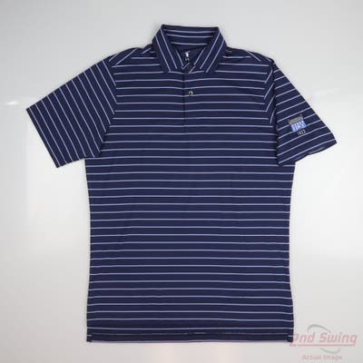 New W/ Logo Mens Fairway & Greene Polo Small S Blue MSRP $80