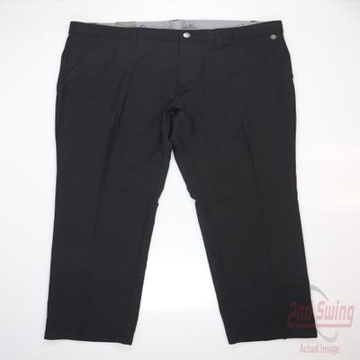 New Mens Adidas Pants 36 x32 Black MSRP $85